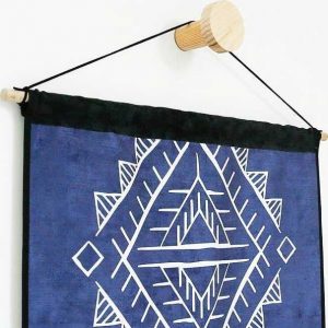 tapiz bohemio largo azul 1