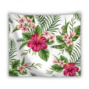 tapiz flores de hibisco 1