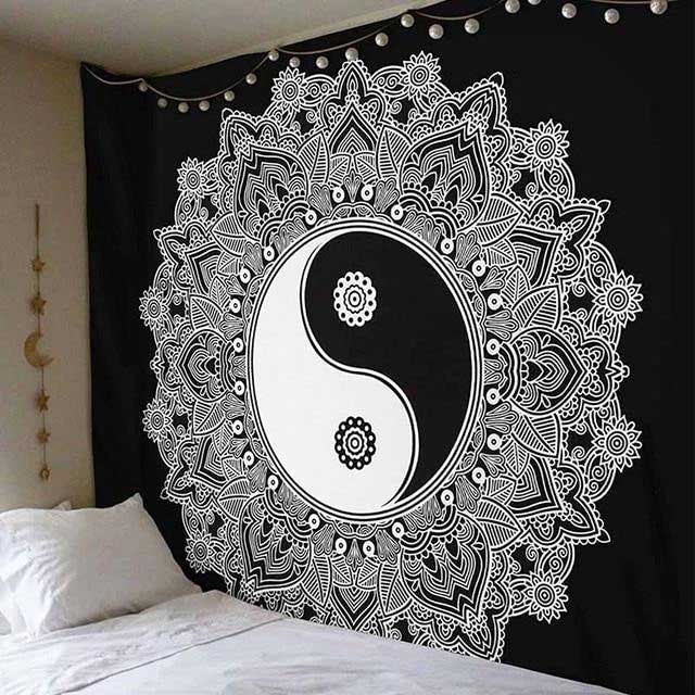 tapiz mandala yin y yang 1