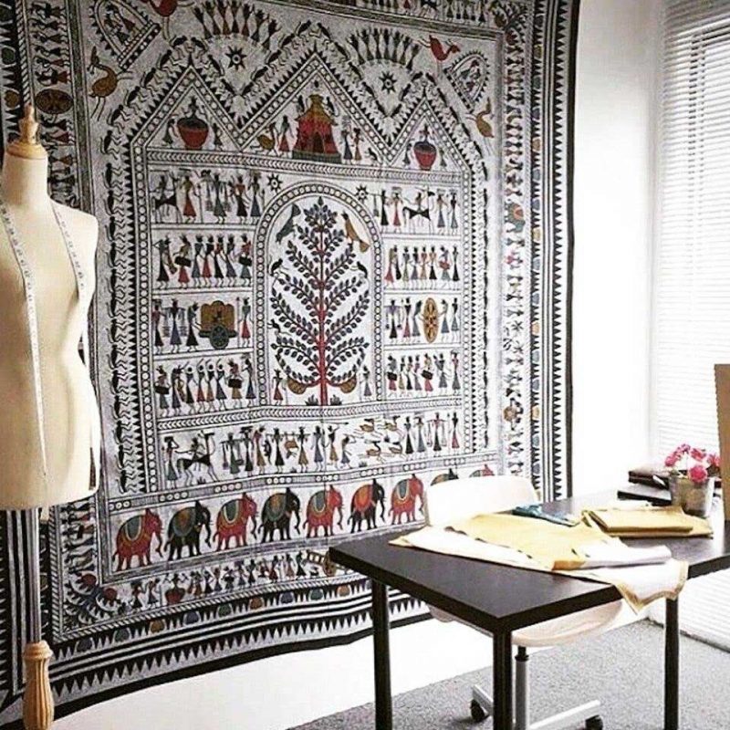tapiz pared batik africano 3
