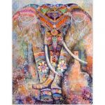 tapiz pared elefante bohemio floral 1