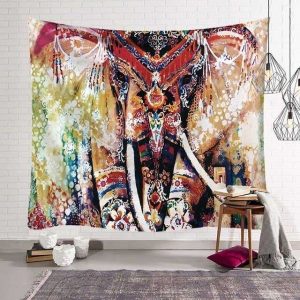 tapiz pared elefante vintage 1