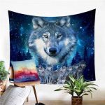 tapiz pared psicodelico alpha wolf 1