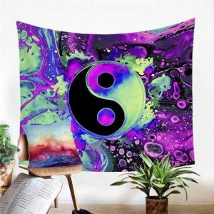 tapiz pared psicodelico jasper yin yang 3